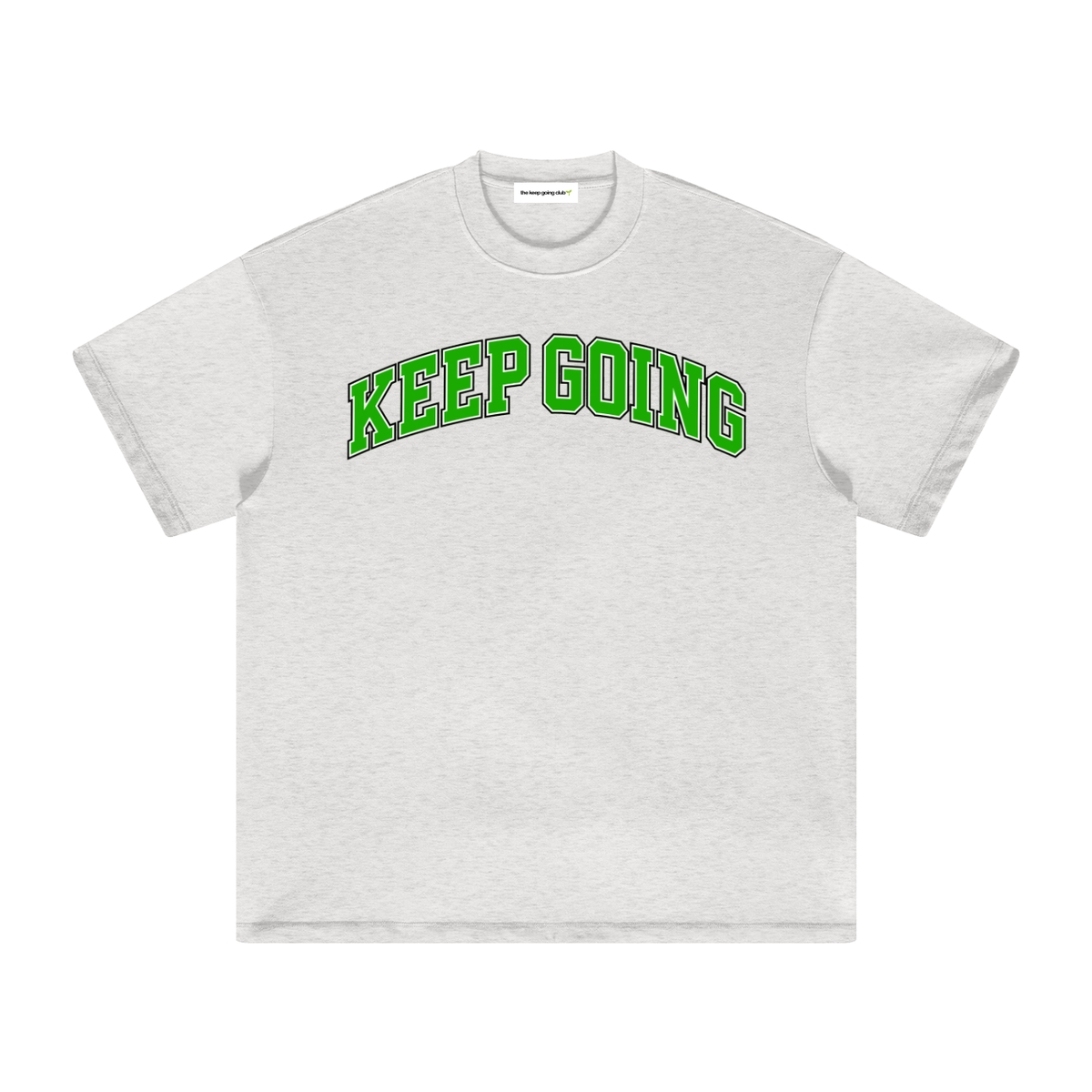 KEEP GOING VARSITY TEE