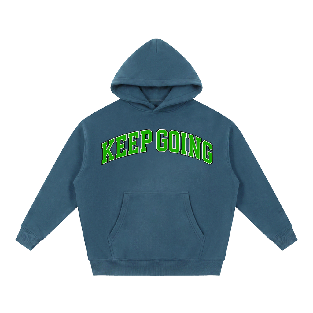 KEEP GOING VARSITY HOODIE