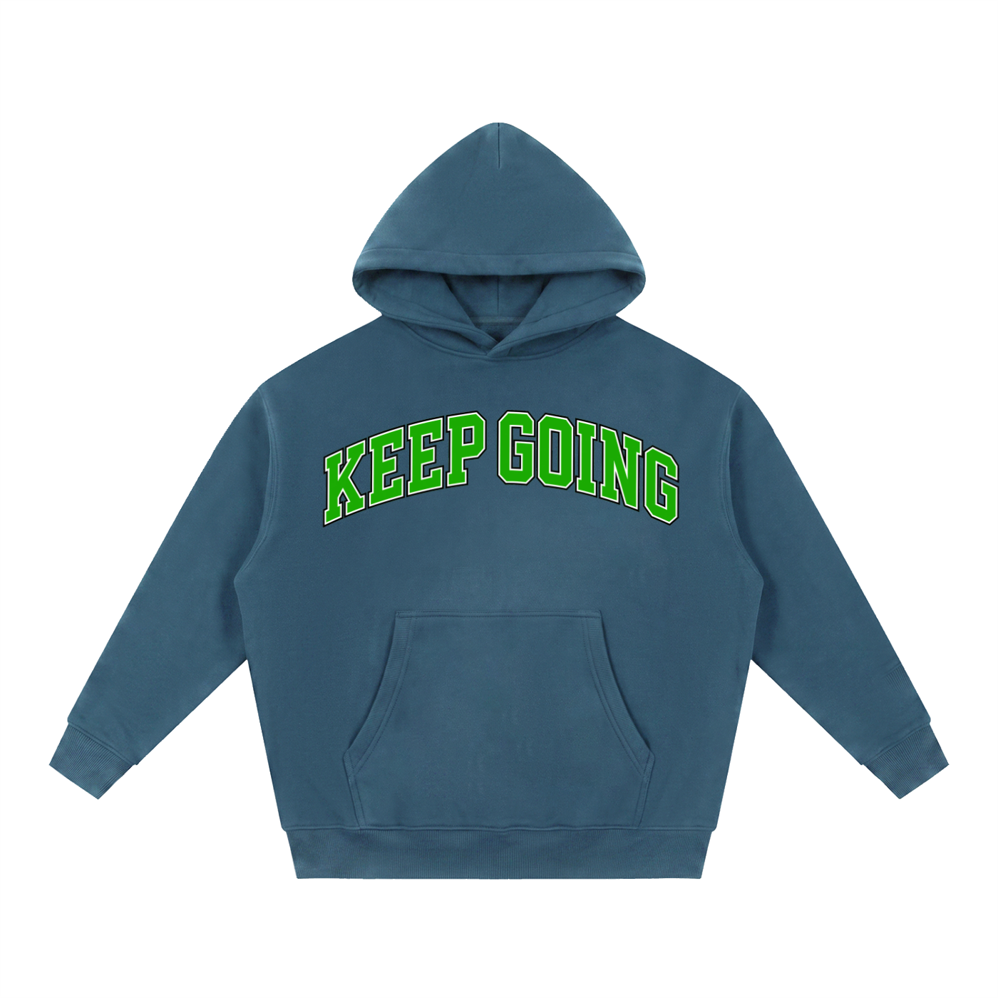 KEEP GOING VARSITY HOODIE