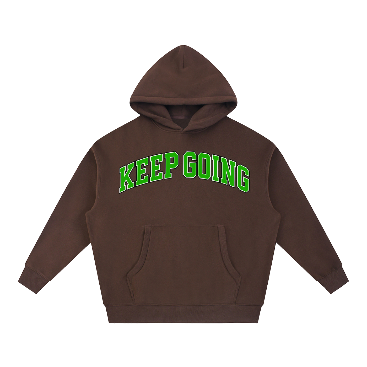 KEEP GOING VARSITY HOODIE